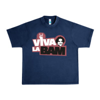 Navy viva la bam Urban Heavy Tee - ArtMosaic