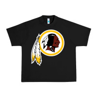 Black the indian red skins clasic Urban Heavy Tee - ArtMosaic