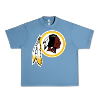 Pebble Blue the indian red skins clasic Urban Heavy Tee - ArtMosaic