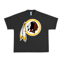 Pigment Black the indian red skins clasic Urban Heavy Tee - ArtMosaic