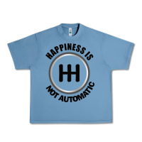 Pebble Blue Happiness is Not Automatic..Save the manuals.. 3 Pedals Cars Lovers gi Urban Heavy Tee - ArtMosaic