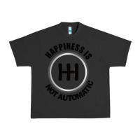 Pigment Black Happiness is Not Automatic..Save the manuals.. 3 Pedals Cars Lovers gi Urban Heavy Tee - ArtMosaic