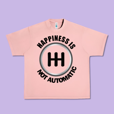 Happiness Is Not Automatic..save The Manuals.. 3 Pedals Cars Lovers Gi Urban Heavy Tee Designed By Artmosaic
