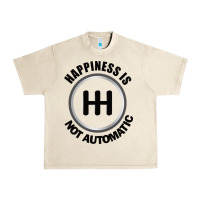 Sandshell Happiness is Not Automatic..Save the manuals.. 3 Pedals Cars Lovers gi Urban Heavy Tee - ArtMosaic