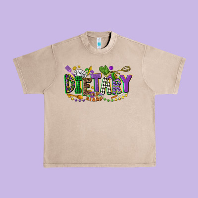 Dietary Mardi Gras Urban Heavy Tee Designed By Cowgirlartshop