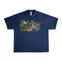 Navy dietary mardi gras Urban Heavy Tee - CowGirlArtShop