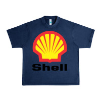 Navy Copy of shell gasoline Urban Heavy Tee - ArtMosaic