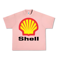 Salmon Copy of shell gasoline Urban Heavy Tee - ArtMosaic