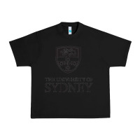 Black The University of Sydney Urban Heavy Tee - ArtMosaic