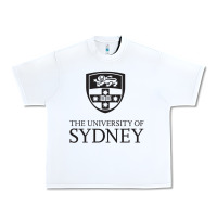 White The University of Sydney Urban Heavy Tee - ArtMosaic