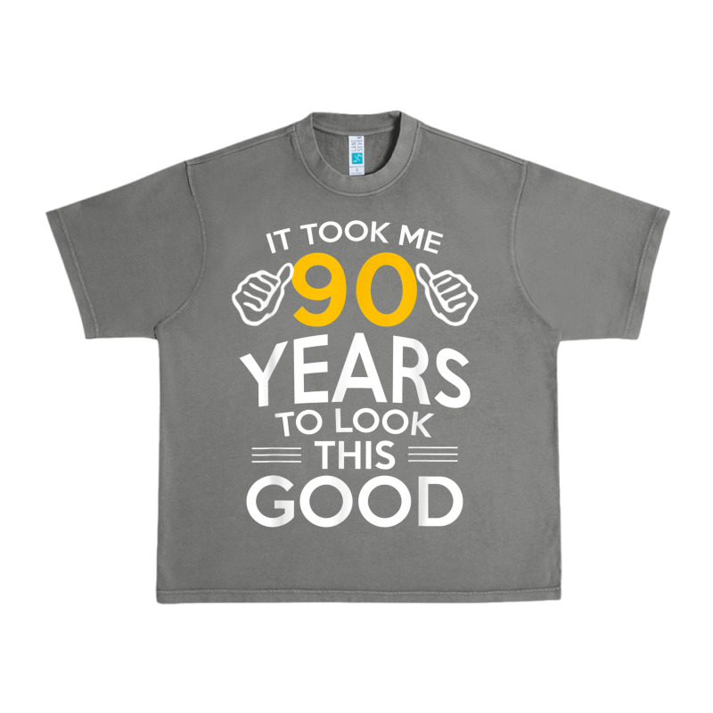 90th Birthday Gift Took Me 90 Years 90 Year Old Urban Heavy Tee by trangStudio | Teevron