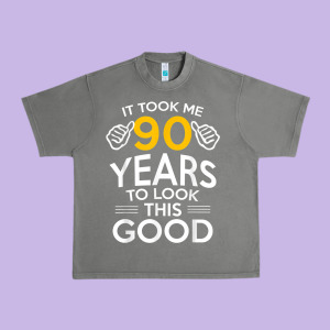 90th Birthday Gift Took Me 90 Years 90 Year Old Urban Heavy Tee Designed By Trangstudio