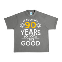 Tornado 90th Birthday Gift Took Me 90 Years 90 Year Old Urban Heavy Tee - trangStudio