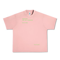 Salmon The Matrix Everything Has A Beginning Green Font Urban Heavy Tee - ArtMosaic