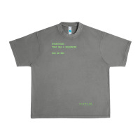 Tornado The Matrix Everything Has A Beginning Green Font Urban Heavy Tee - ArtMosaic