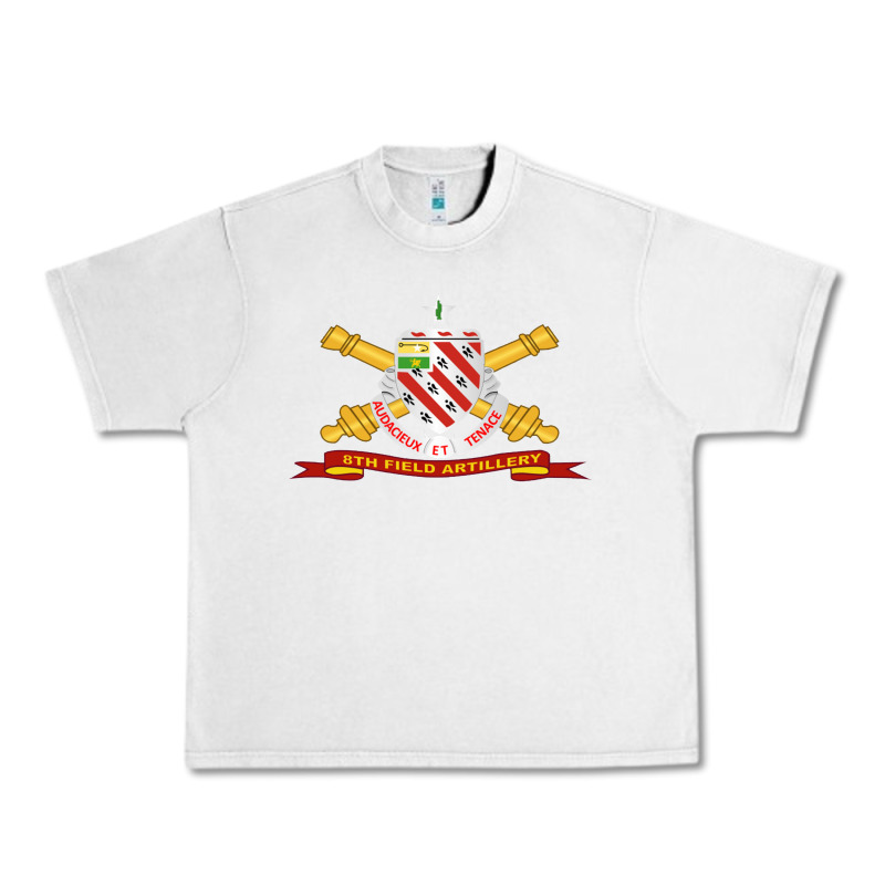 8th Field Artillery W Br   Ribbon 8th Field Artillery W Br Ribbon Urban Heavy Tee by ArtMosaic | Teevron