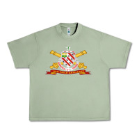 Oil Green 8th field artillery w br   ribbon 8th field artillery w br ribbon Urban Heavy Tee - ArtMosaic
