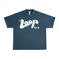 Midnight Navy The Loop 97.9 Illinois Radio Urban Heavy Tee - ArtMosaic