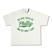 Pistachio philly no one likes us and we don't care green text tank top Urban Heavy Tee - ArtMosaic