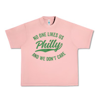 Salmon philly no one likes us and we don't care green text tank top Urban Heavy Tee - ArtMosaic