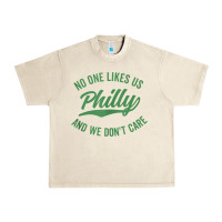 Sandshell philly no one likes us and we don't care green text tank top Urban Heavy Tee - ArtMosaic