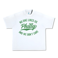 White philly no one likes us and we don't care green text tank top Urban Heavy Tee - ArtMosaic