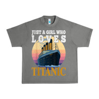 Tornado ship just a girl who loves titanic boat titanic girls woman t shirt Urban Heavy Tee - ArtMosaic