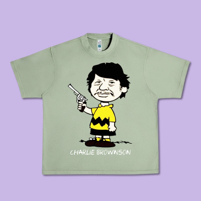 Charlie Brownson Urban Heavy Tee Designed By Artmosaic