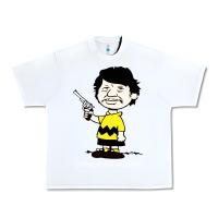 White charlie brownson Urban Heavy Tee - ArtMosaic