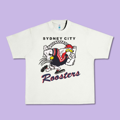 Roosters-sydney City Classic Urban Heavy Tee Designed By Artmosaic