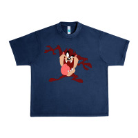 Navy tasmanian devil cartoon character Urban Heavy Tee - ArtMosaic