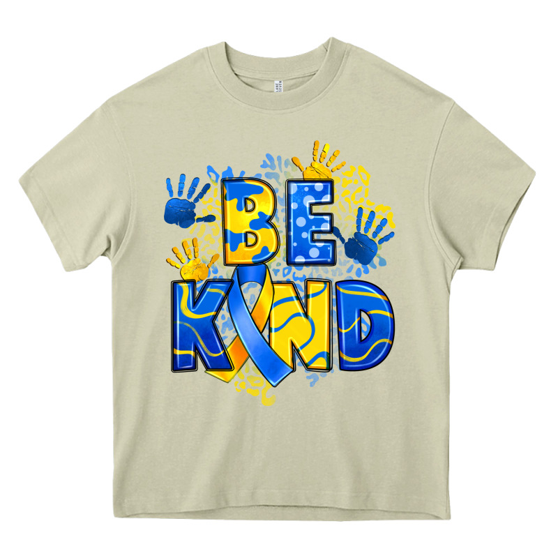 Down Syndrome Be Kind Heavy Core Tee by Artiststas | Teevron