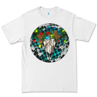 White Bull Skull Christmas Premium Tee - RanaPortraitStore