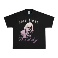 Black Hard Times Daddy Urban Heavy Tee - trangStudio