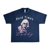 Navy Hard Times Daddy Urban Heavy Tee - trangStudio