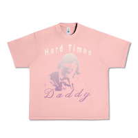 Salmon Hard Times Daddy Urban Heavy Tee - trangStudio