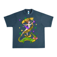 Midnight Navy let the good times roll (2) Urban Heavy Tee - CowGirlArtShop