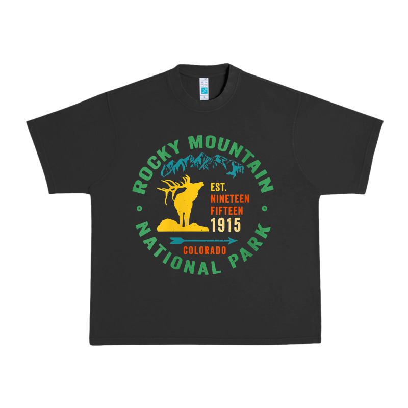 Womens Rocky Mountain National Park Hiking Travel Souvenir Novelty V N Urban Heavy Tee by trangStudio | Teevron
