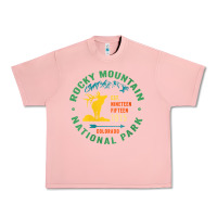 Salmon womens rocky mountain national park hiking travel souvenir novelty v n Urban Heavy Tee - trangStudio