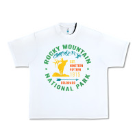 White womens rocky mountain national park hiking travel souvenir novelty v n Urban Heavy Tee - trangStudio