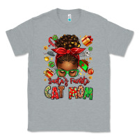 Heather Grey santas favorite cat mom Classic Tee - texasbilliewilder