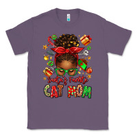Lavender santas favorite cat mom Classic Tee - texasbilliewilder