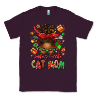 Plum santas favorite cat mom Classic Tee - texasbilliewilder