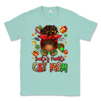 Seafoam santas favorite cat mom Classic Tee - texasbilliewilder