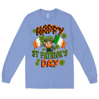 Colony Blue happy st patricks day Long Sleeve Tee - CowGirlArtShop