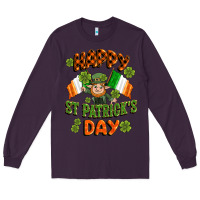 Plum happy st patricks day Long Sleeve Tee - CowGirlArtShop