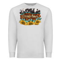 Dove Grey western grandma Premium Sweatshirt - BarkalooDesign