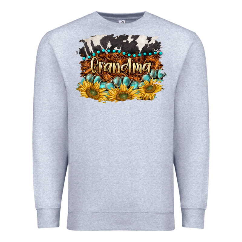 Western Grandma Premium Sweatshirt by BarkalooDesign | Teevron