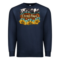 Navy western grandma Premium Sweatshirt - BarkalooDesign