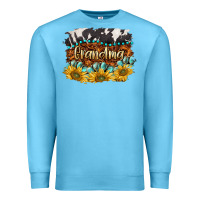 Ocean Blue western grandma Premium Sweatshirt - BarkalooDesign